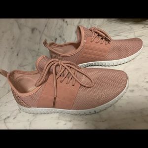 Pink sneakers
